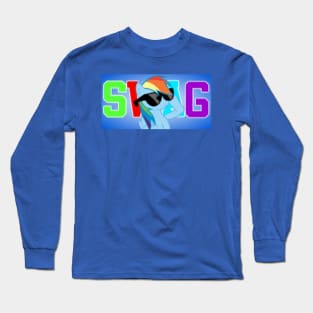 Rainbow Dash SWAG TIME! Long Sleeve T-Shirt